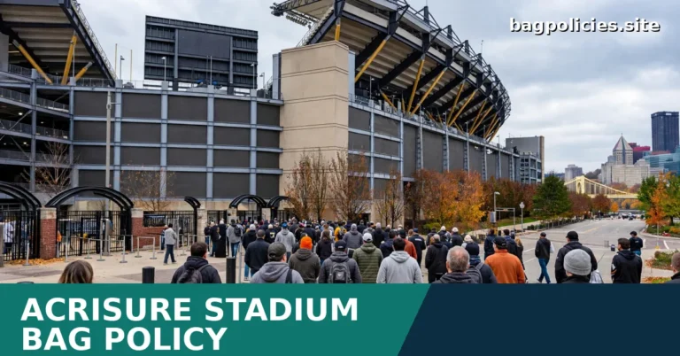 Acrisure Stadium Bag Policy 2026: NFL Clear Bag Rules, 12 x 6 x 12 Totes and 4.5 x 6.5 Clutches