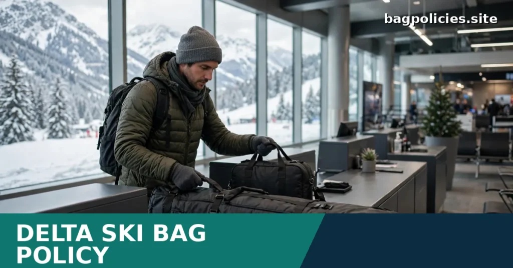 Delta Ski Bag Policy 2026: Ski Bag + Boot Bag Count as One Item, 50 lb and 115 Inches