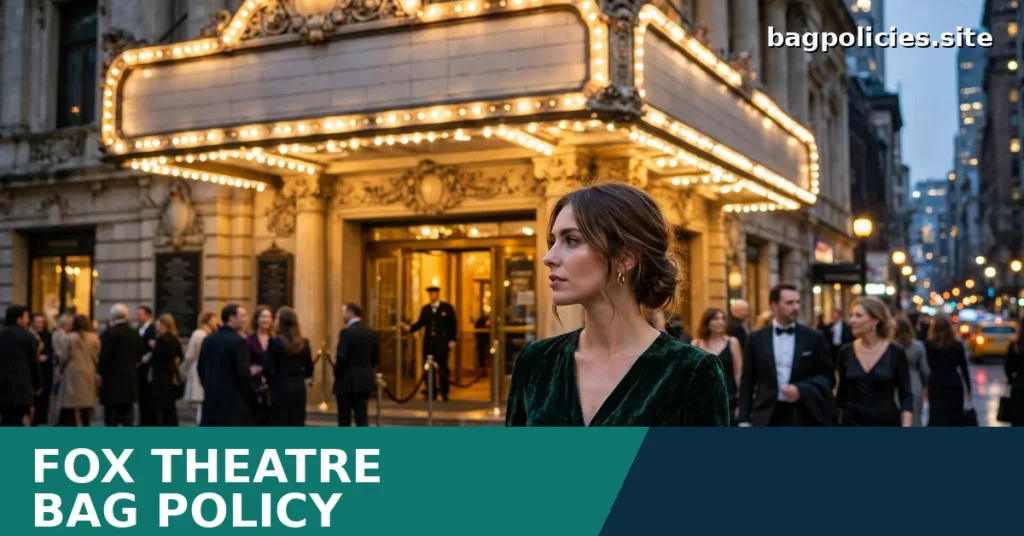 Fox Theatre Bag Policy 2026: Atlanta, Detroit, Tucson and St. Louis Rules Compared