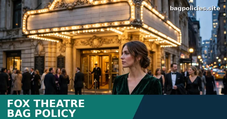 Fox Theatre Bag Policy 2026: Atlanta, Detroit, Tucson and St. Louis Rules Compared