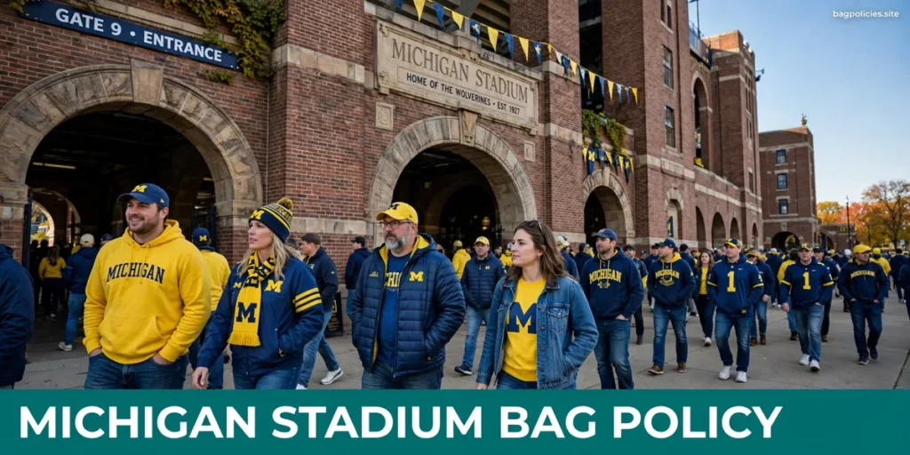 Michigan Stadium Bag Policy 2026: The Big House Allows No Bags at All